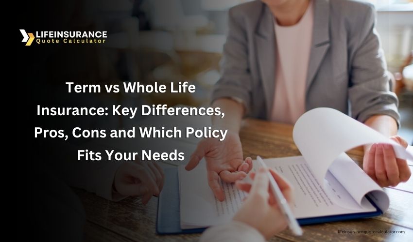 Term vs Whole Life Insurance: Key Differences, Pros, Cons and Which Policy Fits Your Needs